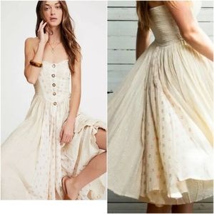 Free People BoHo Cotton Amanda Dress SZ M NWT
